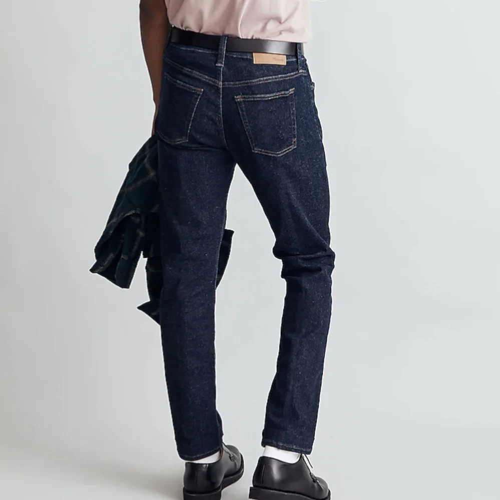 NWT madewell slim leg Flex Denim jeans 33x34 Dark Blue